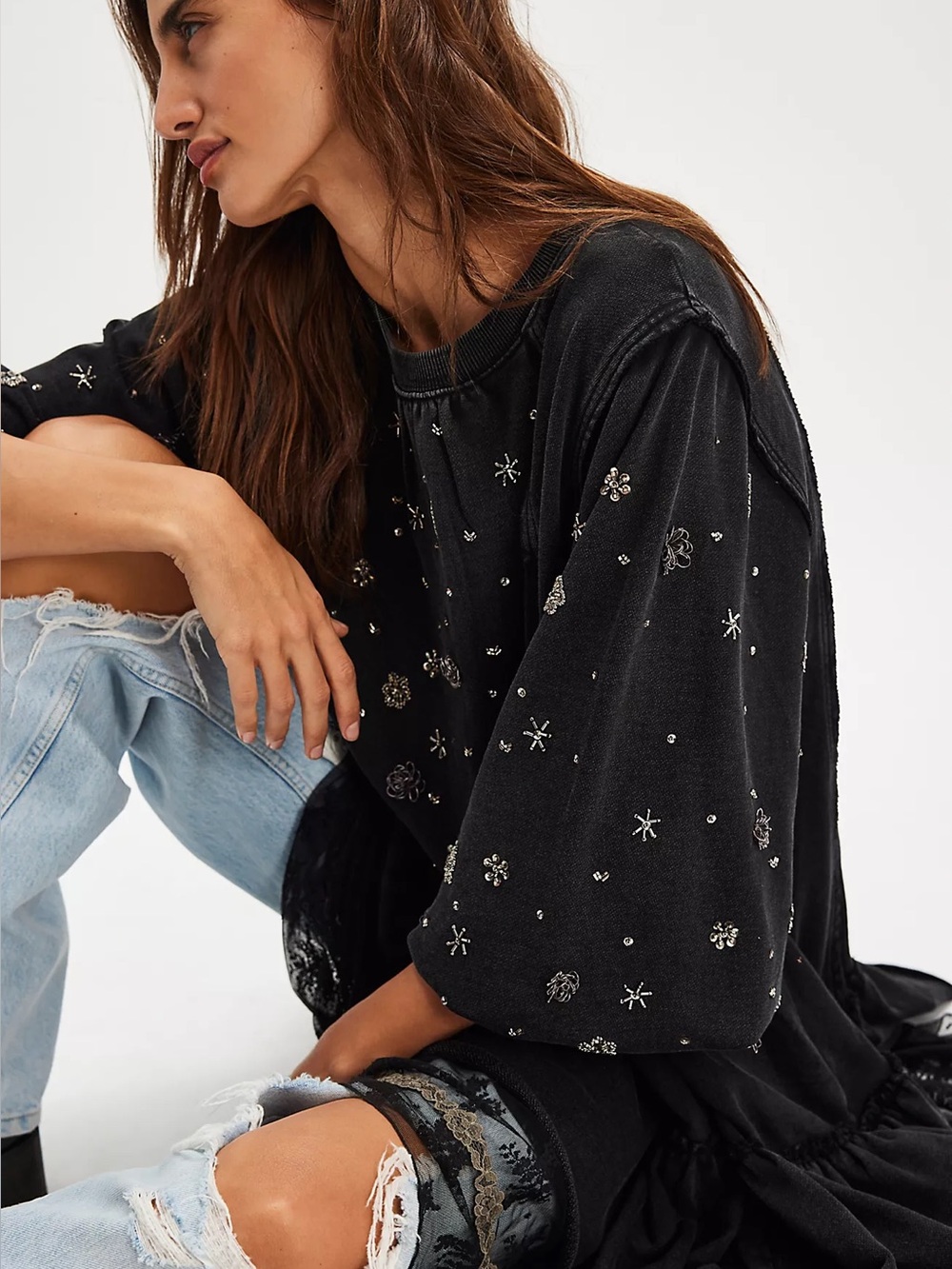Free People She Shines Tunic
